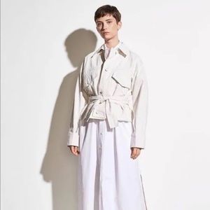 Vince Cream Denim Jacket